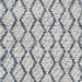 Square Contemporary Light Gray Trellis Rug, con3028