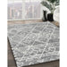 Machine Washable Contemporary Grey Gray Rug in a Family Room, wshcon3033
