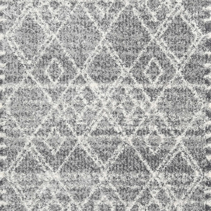 Contemporary Gray Trellis Rug, con3033