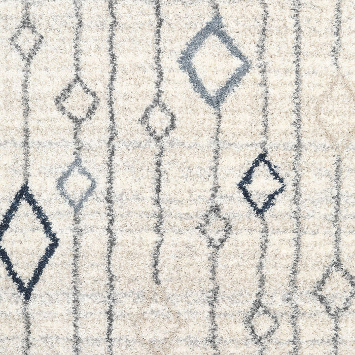 Machine Washable Contemporary Antique White Beige Rug, wshcon3034