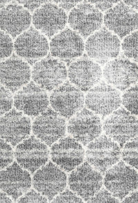 Contemporary Light Gray Abstract Machine Washable Rug, wshcon3035