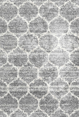 Contemporary Light Gray Abstract Machine Washable Rug, wshcon3035
