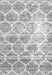 Contemporary Light Gray Abstract Machine Washable Rug, wshcon3035