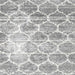 Sideview of Contemporary Light Gray Abstract Machine Washable Rug, wshcon3035