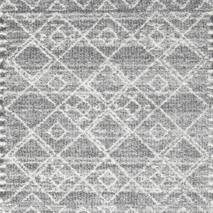 Sideview of Contemporary Light Gray Abstract Machine Washable Rug, wshcon3037