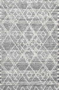 Contemporary Light Gray Abstract Machine Washable Rug, wshcon3037