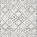 Sideview of Machine Washable Contemporary Off White Beige Rug, wshcon3038