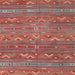 Square Contemporary Rose Purple Oriental Rug, con3042