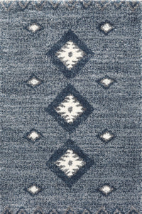 Machine Washable Contemporary Columbia Blue Rug, wshcon3044