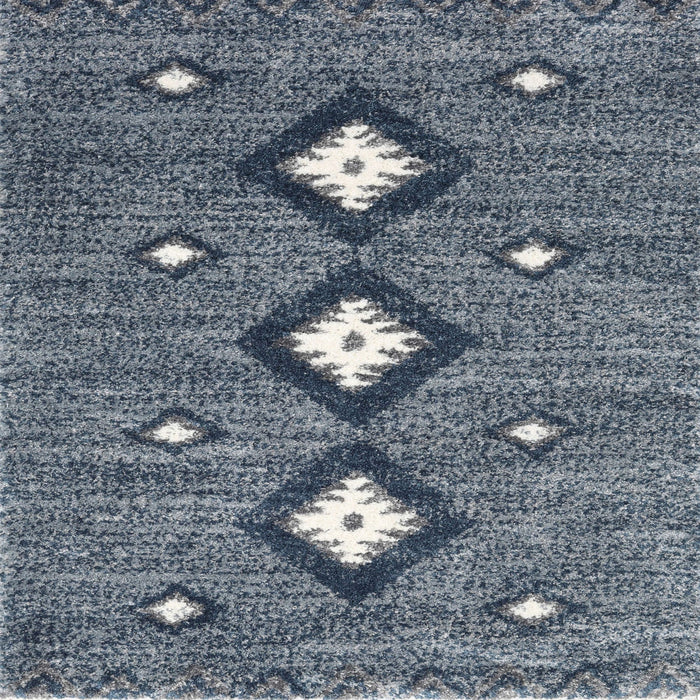 Sideview of Machine Washable Contemporary Columbia Blue Rug, wshcon3044