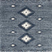 Sideview of Machine Washable Contemporary Columbia Blue Rug, wshcon3044