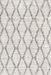 Contemporary Dark Gray Trellis Rug, con3045