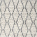 Sideview of Machine Washable Contemporary Dark Gray Rug, wshcon3047