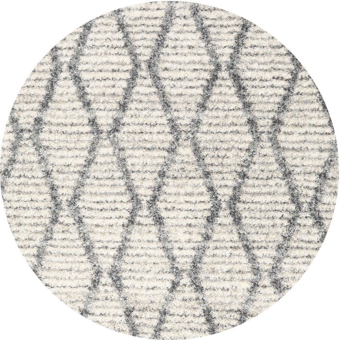 Square Machine Washable Contemporary Dark Gray Rug, wshcon3047