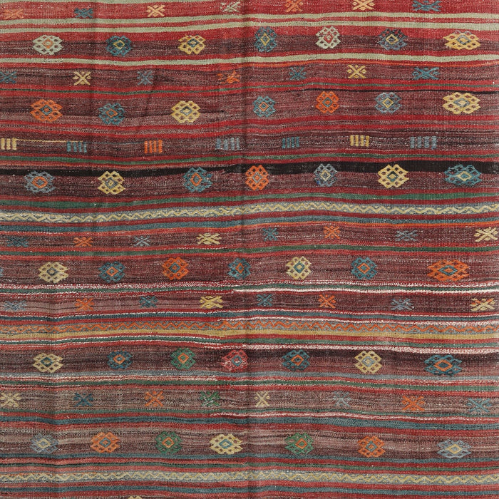 Contemporary Dark Almond Brown Abstract Machine Washable Rug, wshcon3049