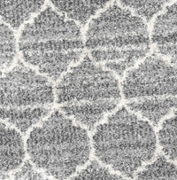 Contemporary Gray Abstract Machine Washable Rug, wshcon3050