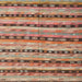 Square Contemporary Chestnut Red Southwestern Rug, con3053