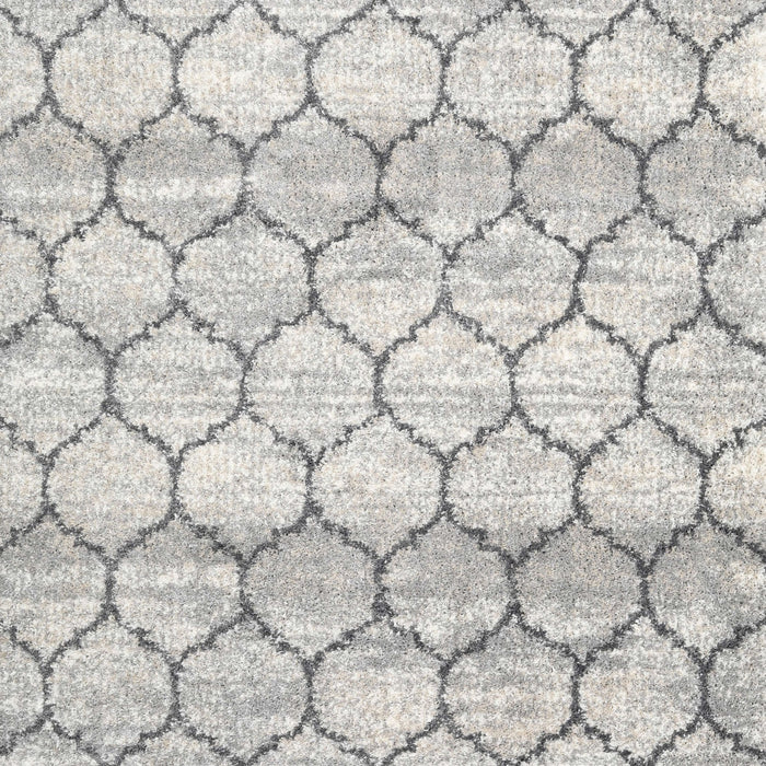 Machine Washable Contemporary Dark Gray Rug, wshcon3058