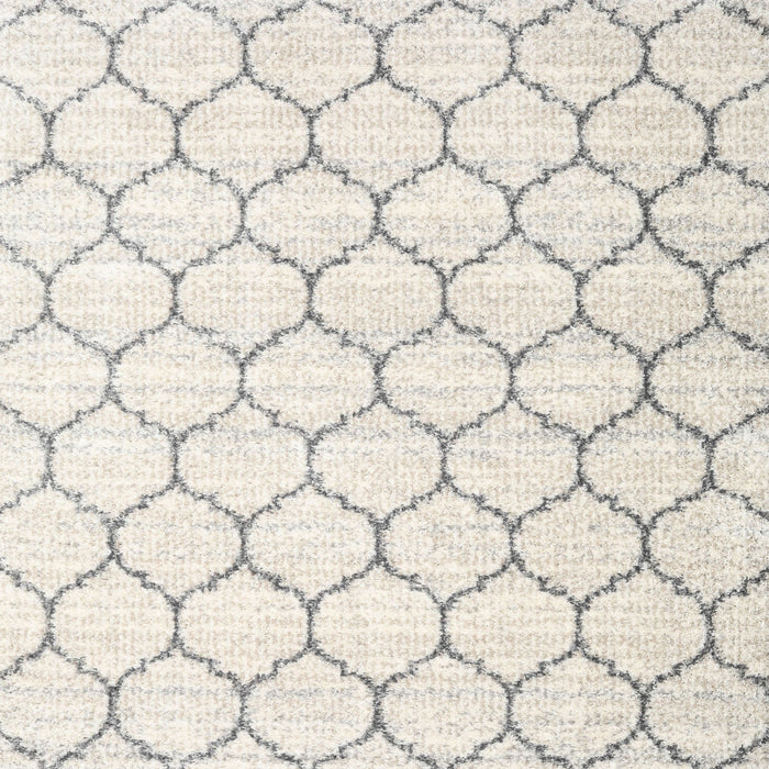 Sideview of Contemporary Pale Silver Gray Abstract Machine Washable Rug, wshcon3061