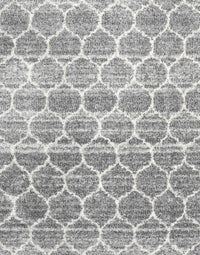 Contemporary Gray Abstract Machine Washable Rug, wshcon3062