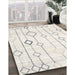 Machine Washable Contemporary Pale Silver Gray Rug in a Family Room, wshcon3066