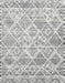 Contemporary Dark White Beige Modern Rug, con3068