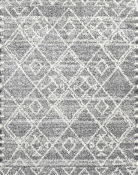 Machine Washable Contemporary Dark White Beige Rug, wshcon3068