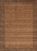 Machine Washable Contemporary Saddle Brown Rug, wshcon306