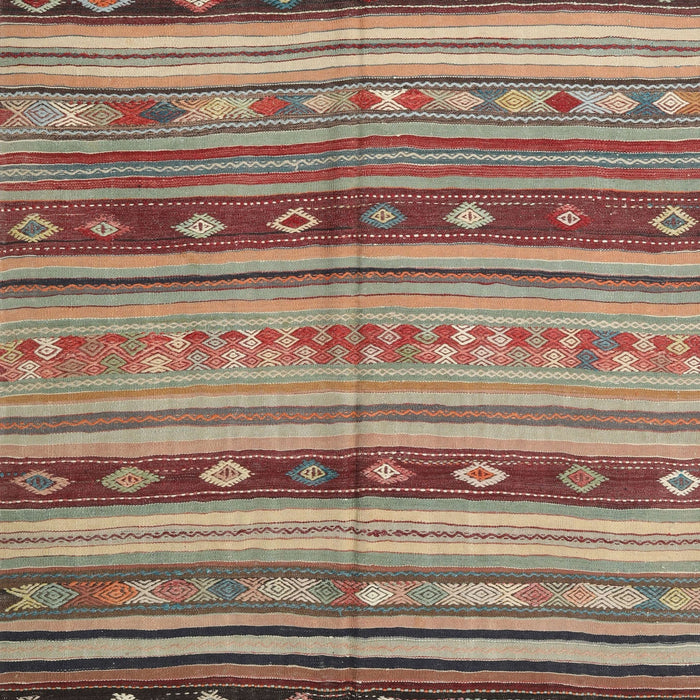 Machine Washable Contemporary Brown Red Rug, wshcon3071