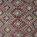 Square Contemporary Chestnut Brown Southwestern Rug, con3072