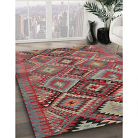 Contemporary Sage Green Oriental Rug, con3073