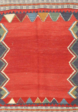 Contemporary Copper Red Pink Oriental Rug, con3078
