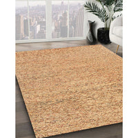 Contemporary Orange Modern Rug, con307