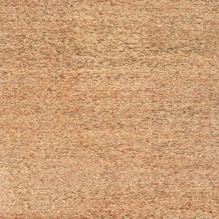Square Contemporary Orange Modern Rug, con307