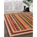 Machine Washable Contemporary Sand Brown Rug in a Family Room, wshcon3086