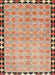 Contemporary Brown Southwestern Rug, con308