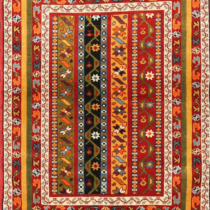 Machine Washable Contemporary Sand Brown Rug, wshcon3091