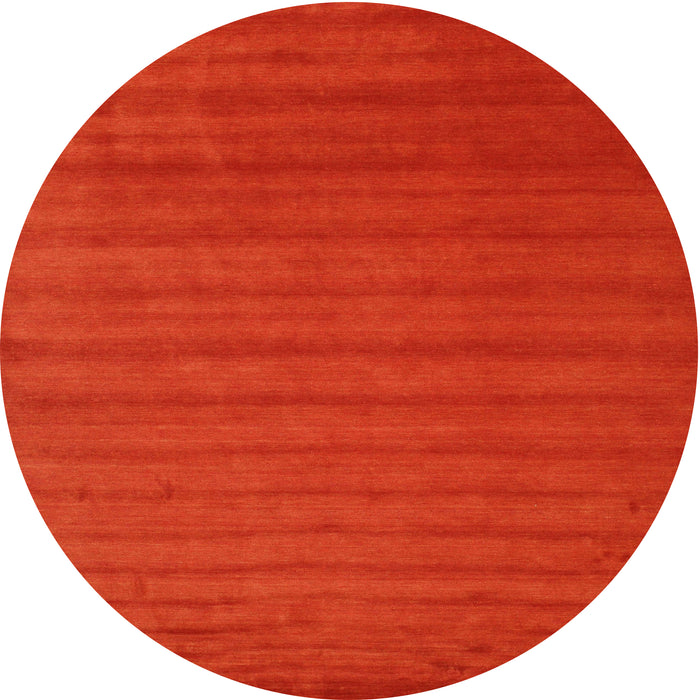 Sideview of Contemporary Red Modern Rug, con30