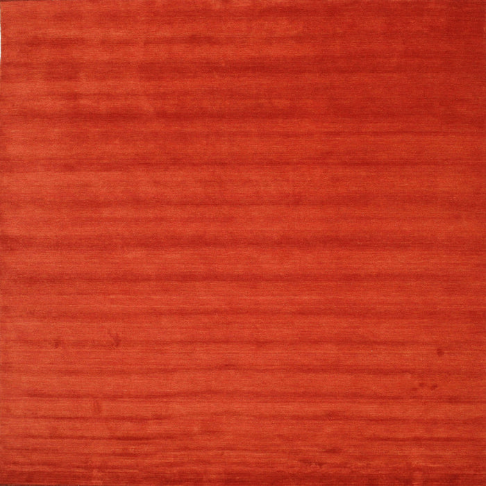 Square Contemporary Red Modern Rug, con30