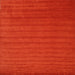 Square Contemporary Red Modern Rug, con30