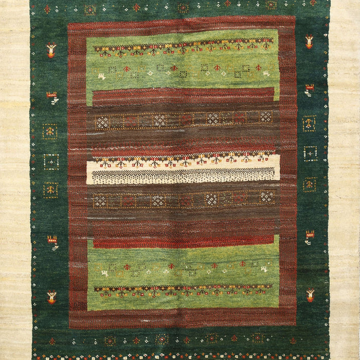 Contemporary Dark Brown Modern Rug, con310