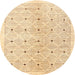 Sideview of Contemporary Sand Brown Modern Rug, con312