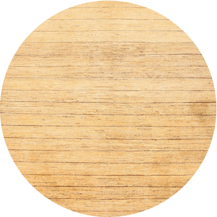 Sideview of Contemporary Orange Modern Rug, con313