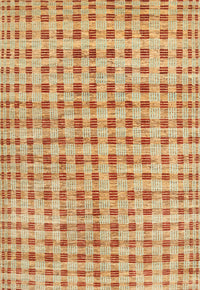 Machine Washable Contemporary Orange Rug, wshcon316