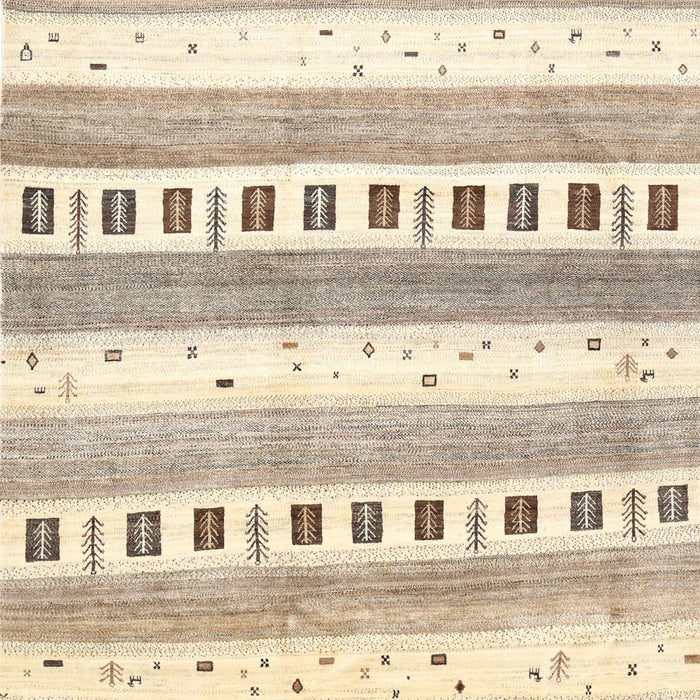 Machine Washable Contemporary Gold Rug, wshcon318