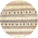 Sideview of Contemporary Golden Blonde Gold Solid Rug, con318