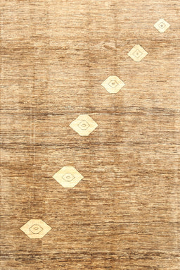Contemporary Orange Modern Rug, con324