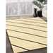 Contemporary Sun Yellow Solid Rug in Family Room, con327