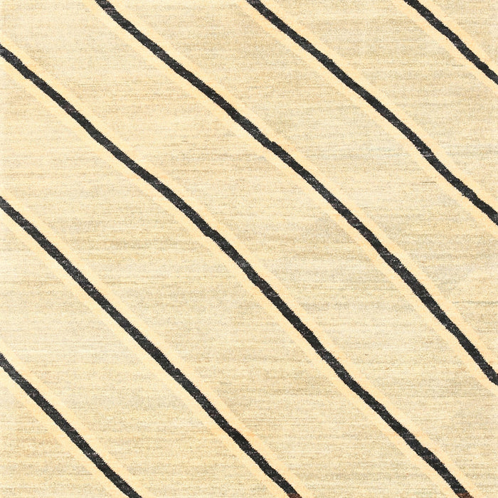 Contemporary Sun Yellow Solid Rug, con327
