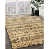 Contemporary Light Brown Modern Rug, con328